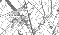 Old Map of Cheddington, 1898
