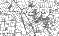 Old Map of Chellaston, 1881 - 1899