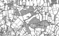 Old Map of Chelsham, 1908