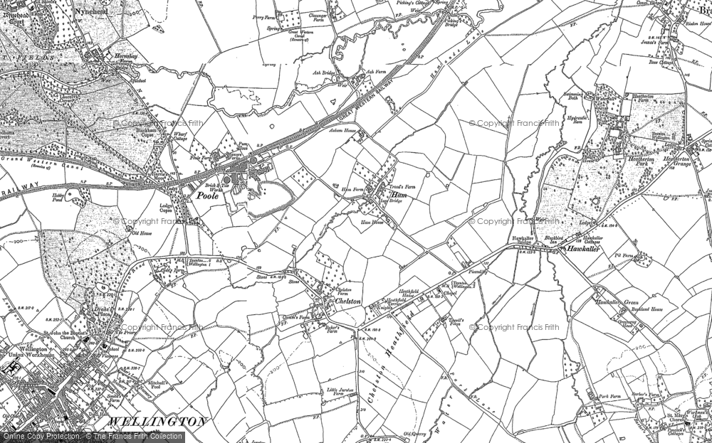 Old Map of Chelston, 1903 in 1903