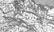 Old Map of Cheriton, 1896