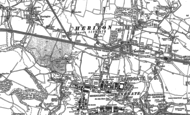 Old Map of Cheriton, 1906
