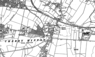 Old Map of Cherry Hinton, 1885 - 1886