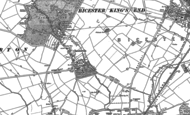 Old Map of Chesterton, 1898 - 1920