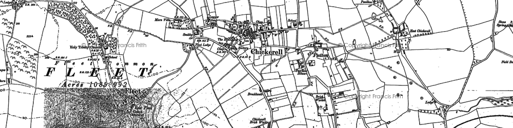 Old map of Chickerell in 1902