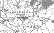 Old Map of Chicklade, 1899 - 1900