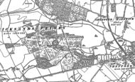 Old Map of Chicksands, 1882