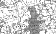 Old Map of Chiddingstone, 1895 - 1907