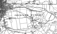 Old Map of Chilcomb, 1895