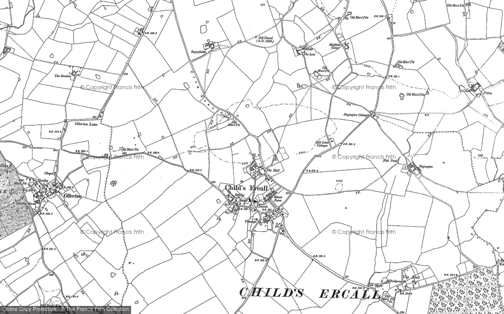 Old Map of Childs Ercall, 1880 - 1900 in 1880
