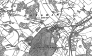 Old Map of Chilham, 1896