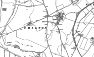 Old Map of Chilton, 1898