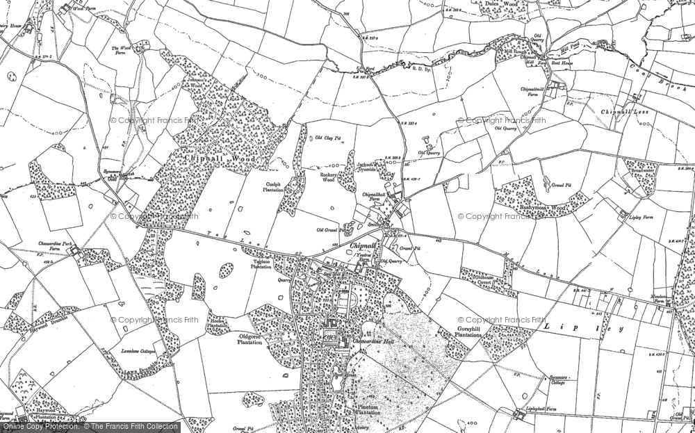 Old Map of Chipnall, 1880 - 1900 in 1880