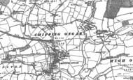 Old Map of Chipping Ongar, 1895