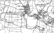 Old Map of Chiselhampton, 1897 - 1919
