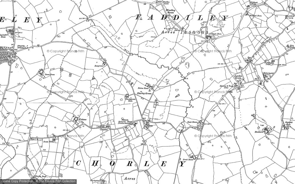 Old Map of Chorley, 1897 in 1897