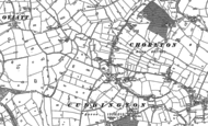 Old Map of Chorlton Lane, 1897 - 1909