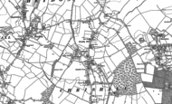 Old Map of Chrishall, 1901 - 1948