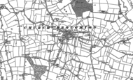 Old Map of Church Broughton, 1880 - 1900