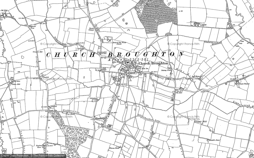Church Broughton, 1880 - 1900