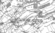 Old Map of Church Hougham, 1896 - 1906