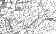 Old Map of Church Langley, 1895