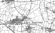 Old Map of Church Langton, 1885 - 1902