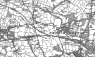 Old Map of Church Lawton, 1908