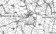 Old Map of Church Minshull, 1897