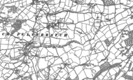 Old Map of Church Pulverbatch, 1882