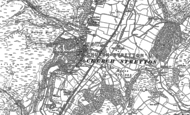Old Map of Church Stretton, 1882