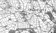 Old Map of Churchstow, 1884