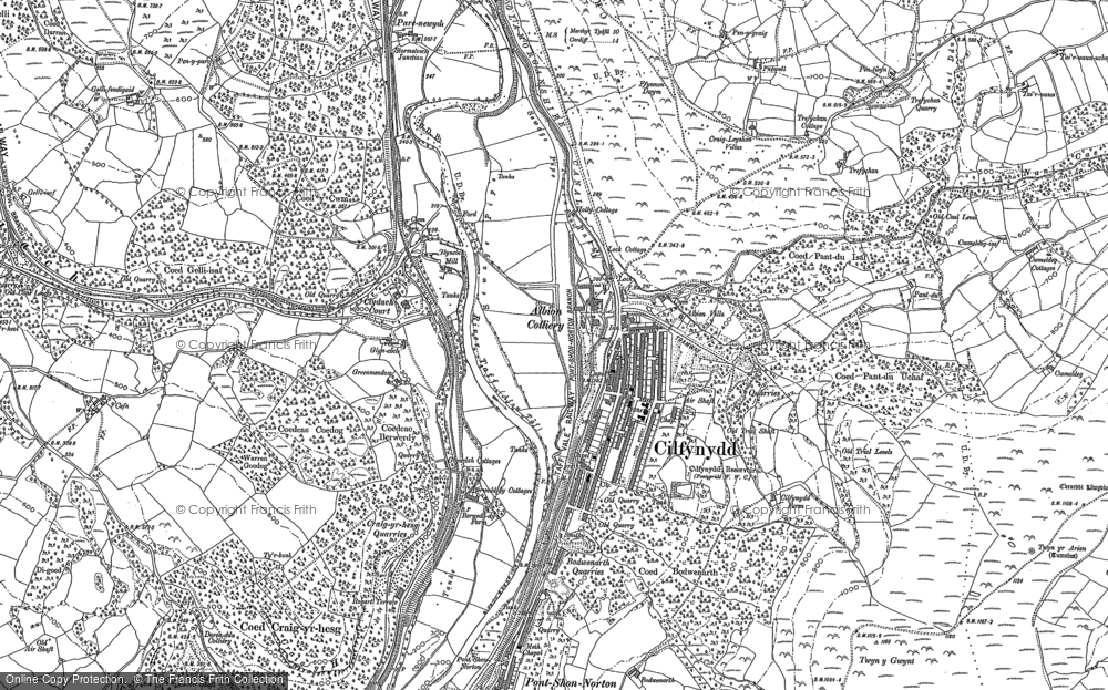 Old Map of Cilfynydd, 1898 in 1898