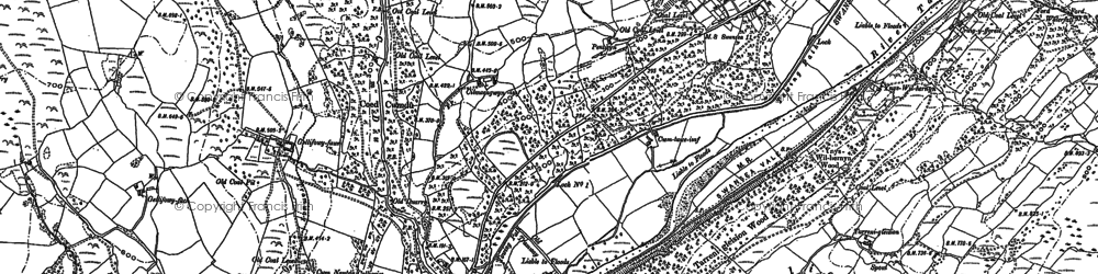 Old map of Cilmaengwyn in 1897