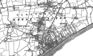 Old Map of Clacton-On-Sea, 1896