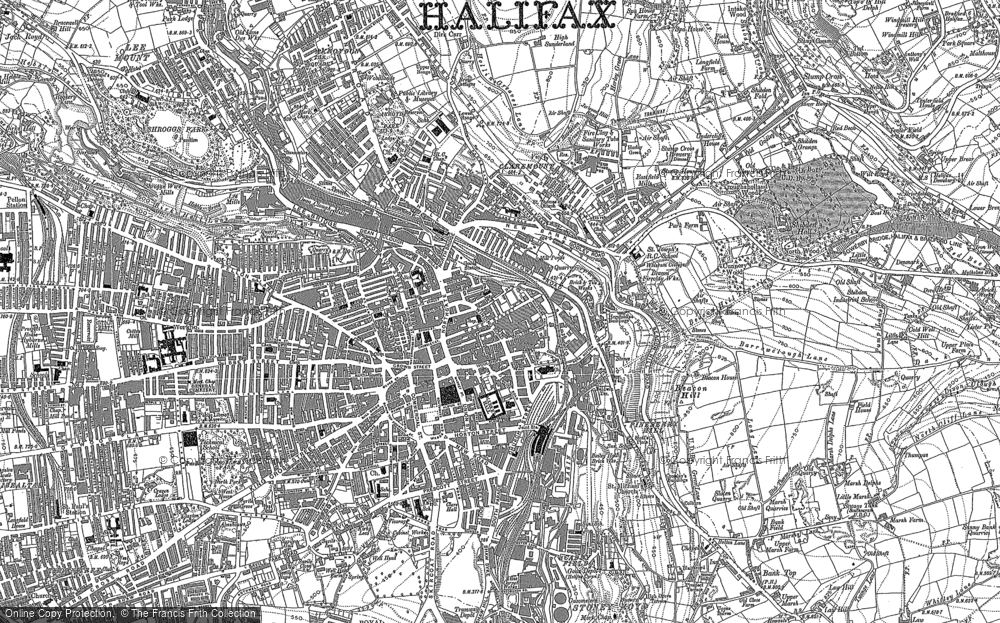 Old Map of Claremount, 1892 - 1893 in 1892