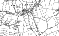 Old Map of Clavering, 1896