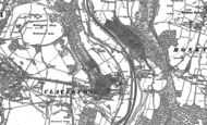 Old Map of Claverton, 1902