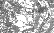 Old Map of Claverton Down, 1902