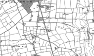 Old Map of Claxby Moor, 1886