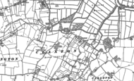 Old Map of Claxton, 1881