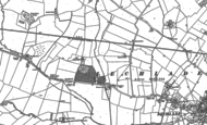 Old Map of Claydon Fields, 1901 - 1910