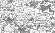 Old Map of Clayhanger, 1901