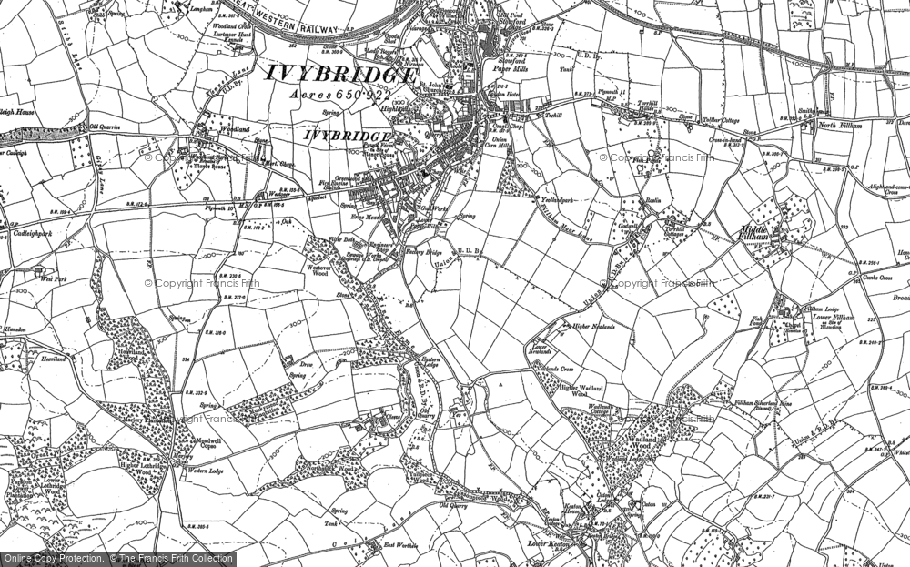 Old Map of Cleeve, 1886 in 1886