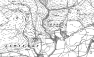 Old Map of Clennell, 1896