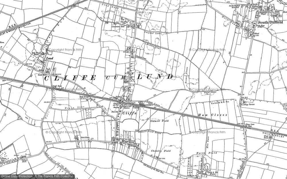 Old Map of Cliffe, 1889 - 1890 in 1889
