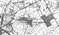 Old Map of Clifton upon Dunsmore, 1884 - 1903
