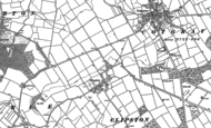 Old Map of Clipston, 1883 - 1899