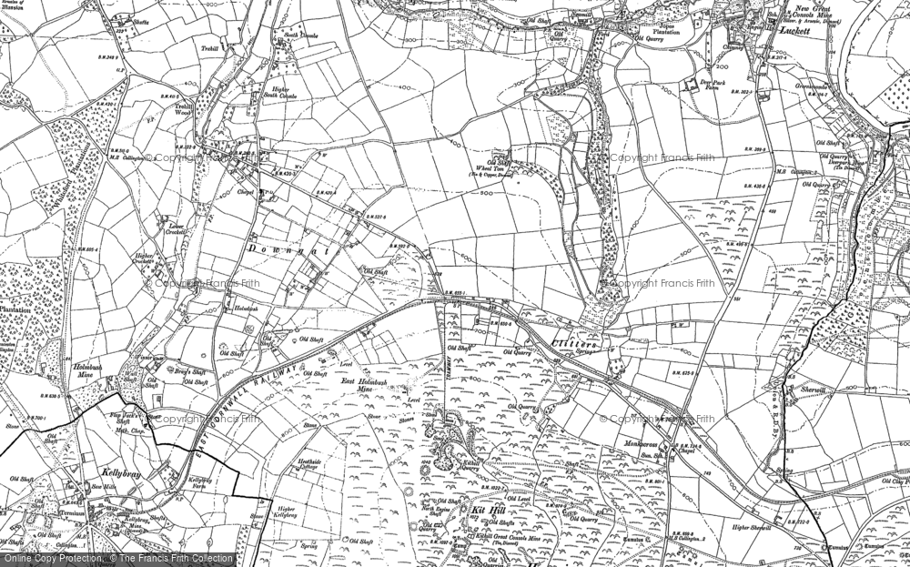 Old Map of Clitters, 1905 in 1905
