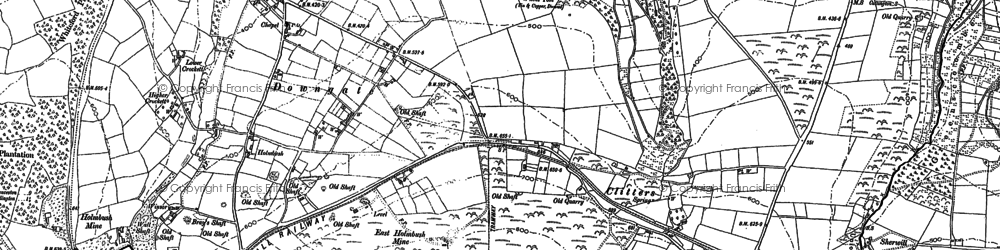 Old map of Clitters in 1905